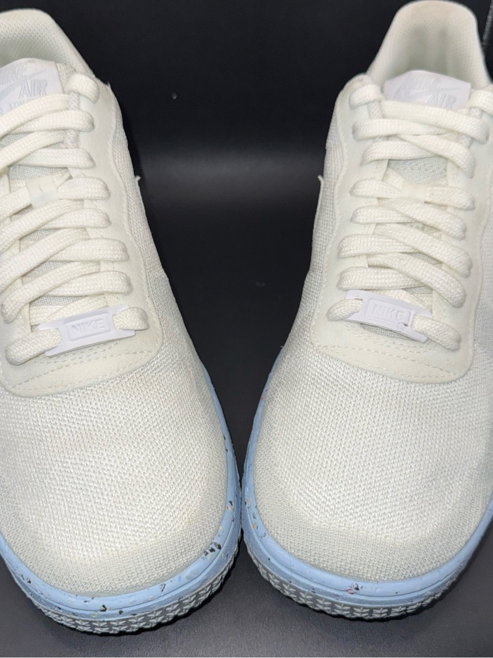 Size 11 - Nike Air Force 1 Crater Flyknit Pure Platinum Wmns, DC7283-100, No Box
